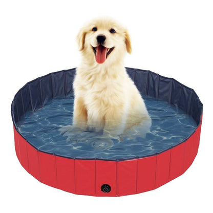 Large and Small Dog Pool, Dog Bath, 100% Safe & Non Toxic Kid's Rigid Pool