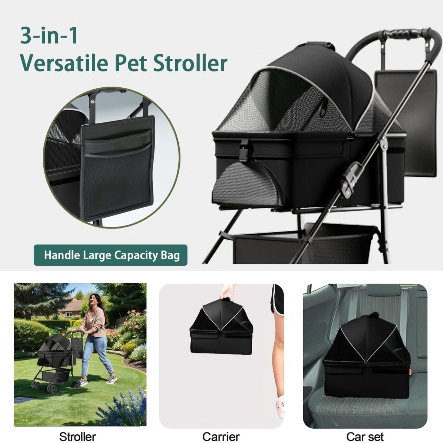  Travel Carrier for Small/Medium Pet