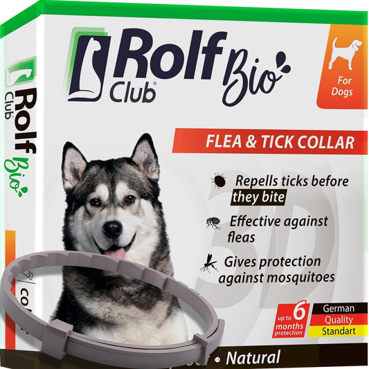 Natural Flea Tick Collar for Dogs over 6 Months 