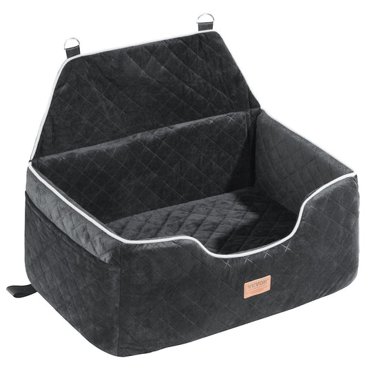 Dog Booster Car Seat Pet Car Seat for Medium Large Dog up to 55 lbs Black #1