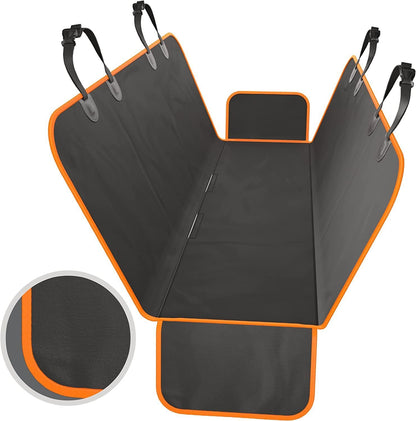 Car Pet Mat Scratch-proof Wear-resistant Pet Cover Dual-Purpose Rear Seat Cushion Double Oxford Car Dog Pad Car Pet Pad Orange Trim