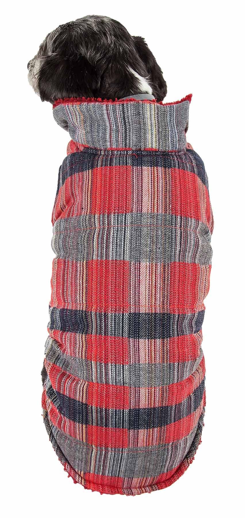 Pet Life 'Scotty' Tartan Classical Plaided Insulated Dog Coat Jacket - 3 of 9