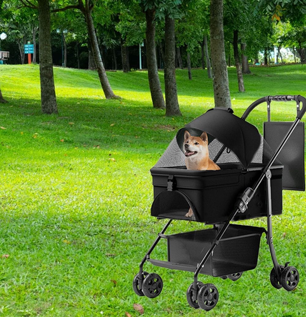 2 in 1 Folding Dog Stroller