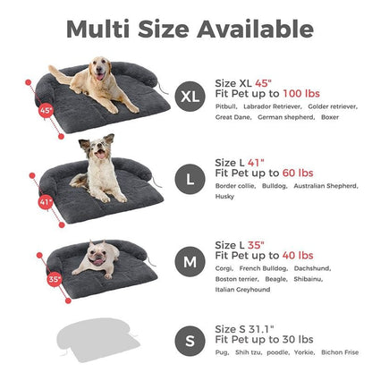 Dog Mat Furniture Protector Fluffy Dog Couch Bed S M L XL sizes