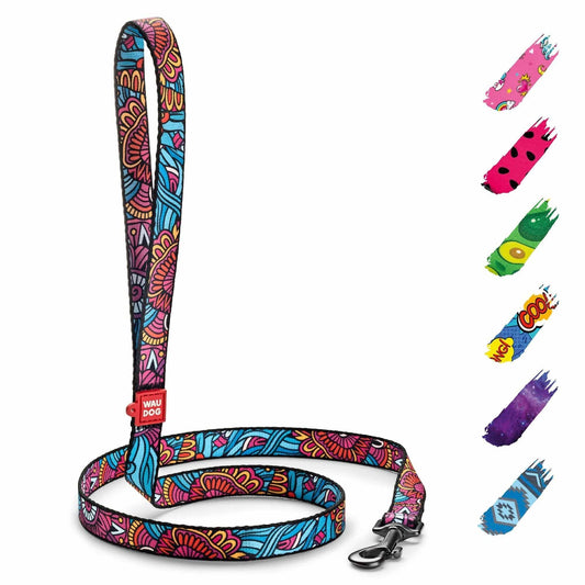 Nylon Dog Leash for Small and Medium Dogs 4 Ft M Size Summer Design Heavy Duty and strongg