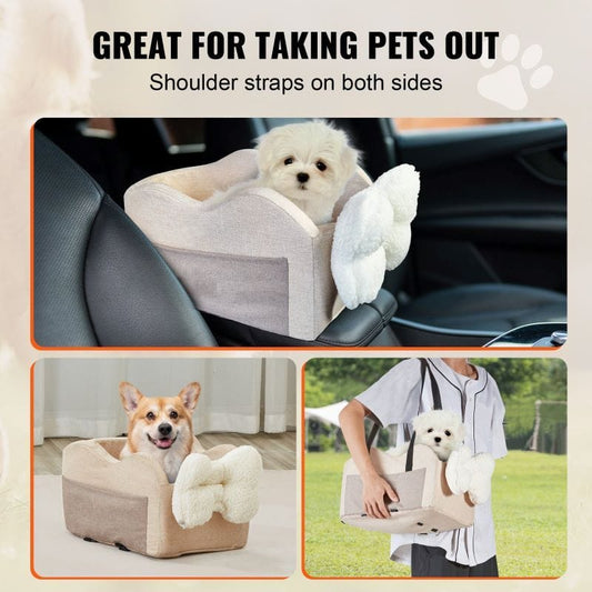 Pet Car Seat Dog Booster Car Seat for Small Dog Several Uses