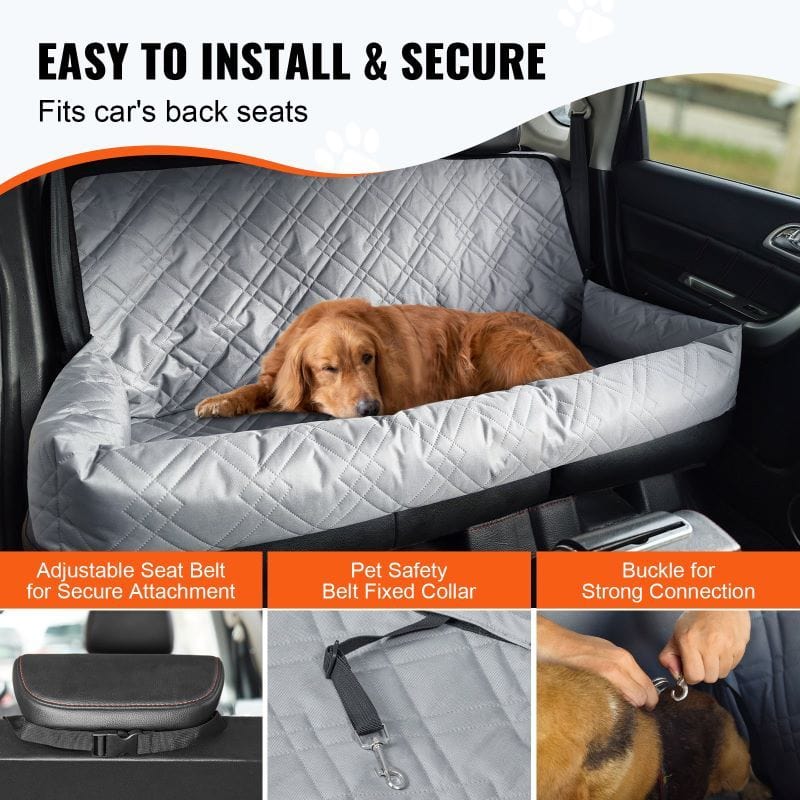 Dog Mats Car Seat Pet Car Seat for Medium Large Dog Shown in Car