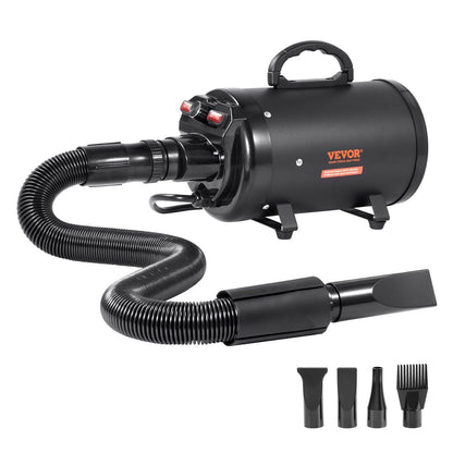 VEVOR Dog Dryer, 2800W/4.3HP Dog Blow Dryer complete set up