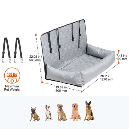 Dog Mats Car Seat Pet Car Seat for Medium Large Dog Side View