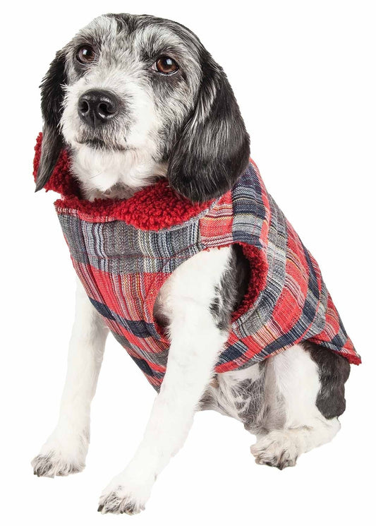 Pet Life 'Scotty' Tartan Classical Plaided Insulated Dog Coat Jacket - 2 of 9