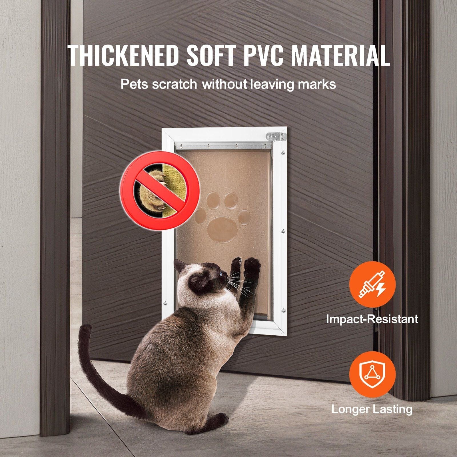 VEVOR Pet Door Replacement Flap 8.25" x 12.25" Compatible with VEVOR Pet Doors - 3 of 11