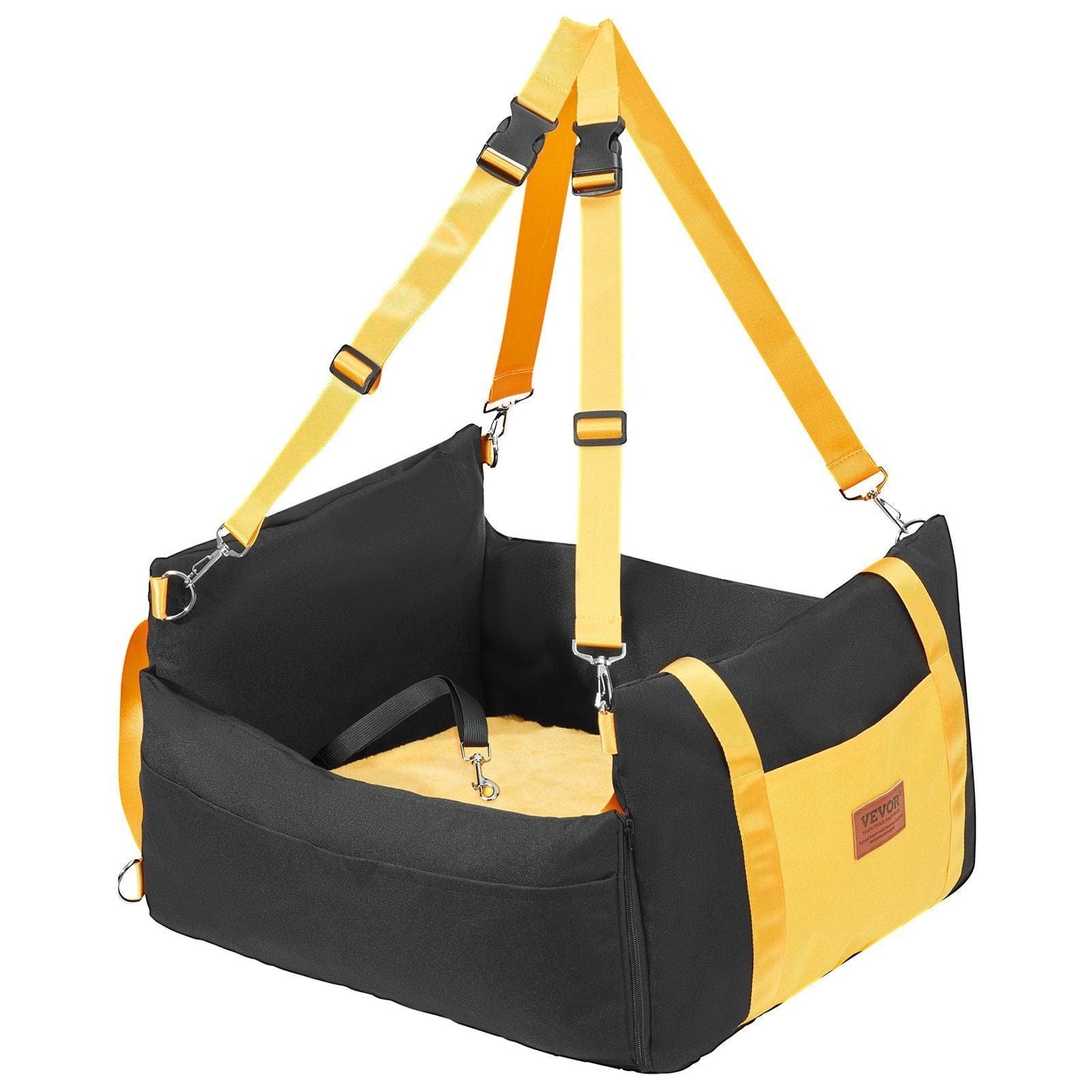 VEVOR Dog Booster Car Seat Pet Car Seat for Small Dog up to 25lbs Black #9