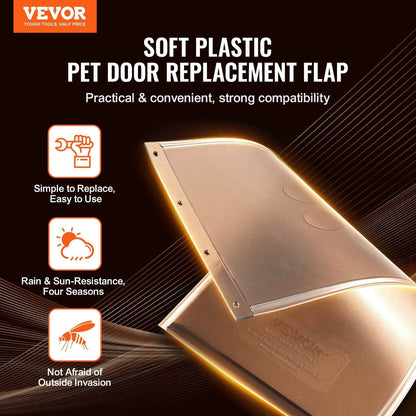 VEVOR Pet Door Replacement Flap 8.25" x 12.25" Compatible with VEVOR Pet Doors - 2 of 11
