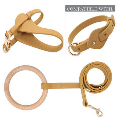 Pet Life 'Ever-Craft' Boutique Series Adjustable Designer Leather Dog Harness complete view