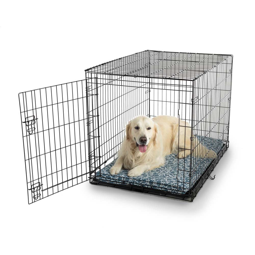 Wag Forgiveness Crate Pad - Lg - Ramey Oxford/White Cord