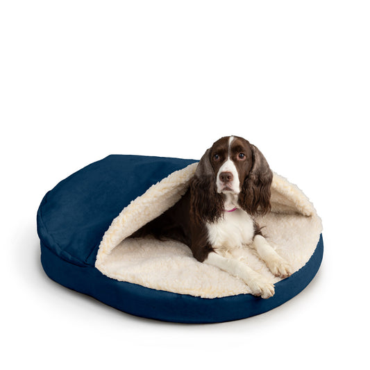 Luxury Orthopedic Cozy Cave - Lg - Sapphire