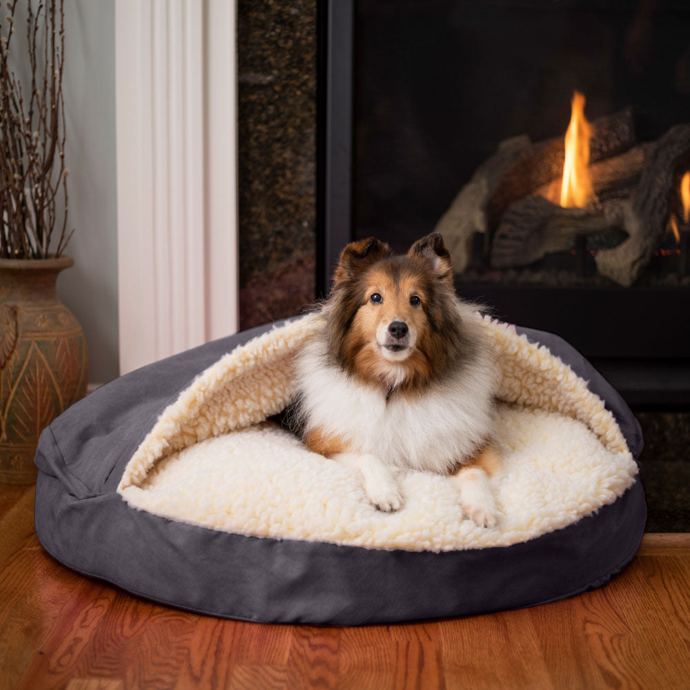 Orthopedic Cozy Cave - Lg - Heather Gray