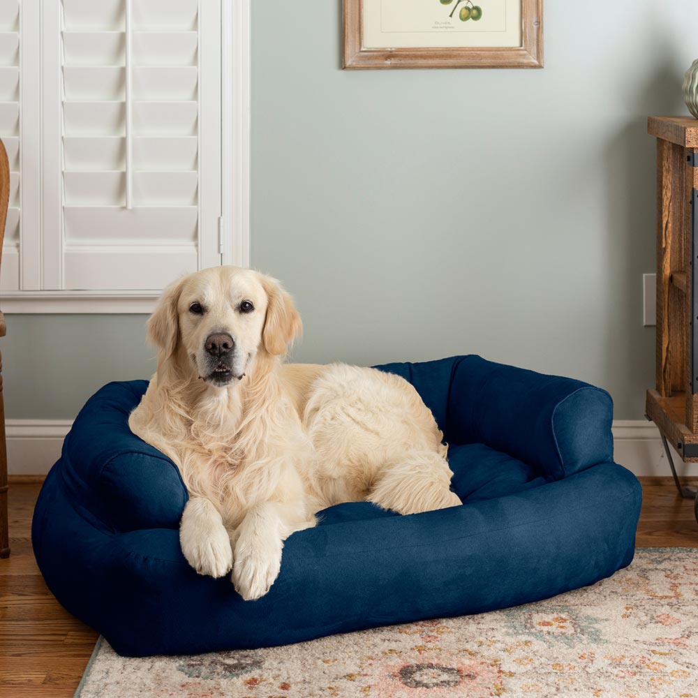 Overstuffed Sofa - Sm - Sapphire