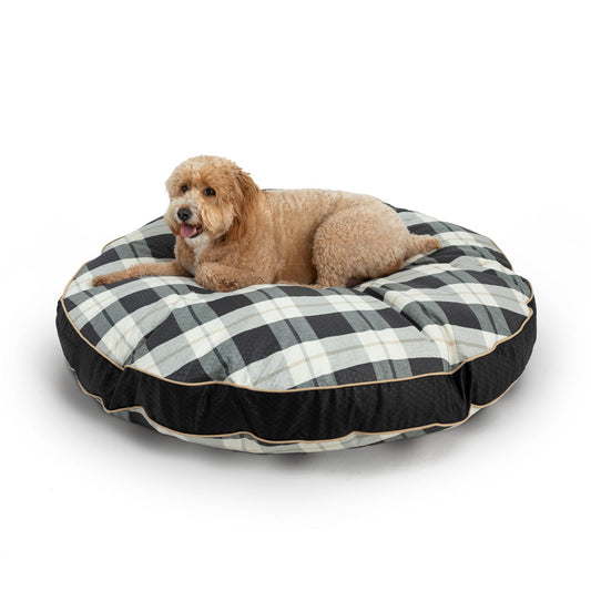 P & P - 43In  Round - Lg - Barkley/Black Diamond/Birch Cord