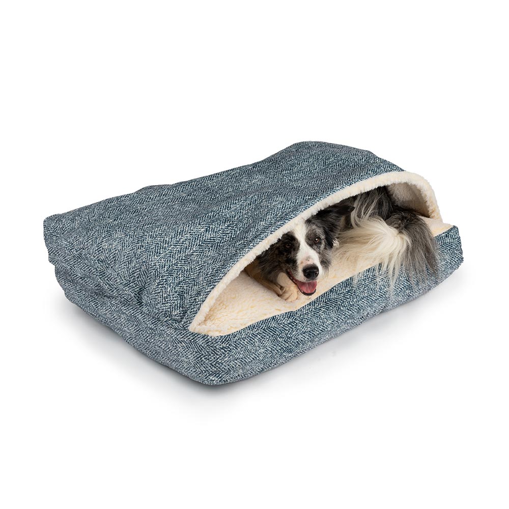 Cozy Rectangle Cave - Sm - Palmer Indigo