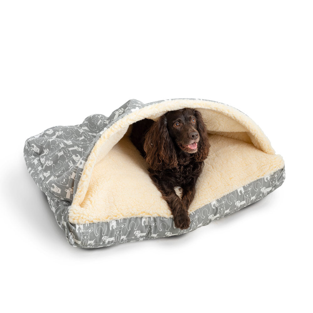 Wag Cozy Rectangle Cave - Xl - Pedigree Storm