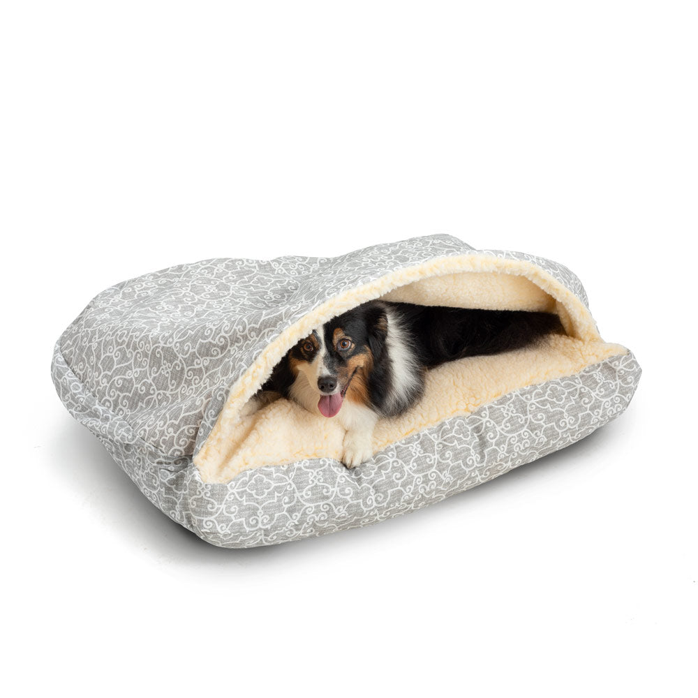 Wag Cozy Rectangle Cave - Med - Ramey Gray