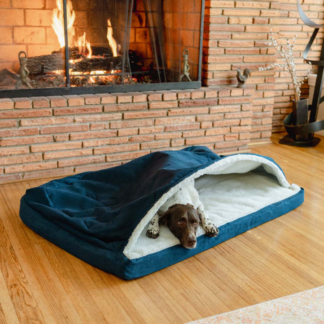 Cozy Ortho Rectangle Cave - Sm - Sapphire