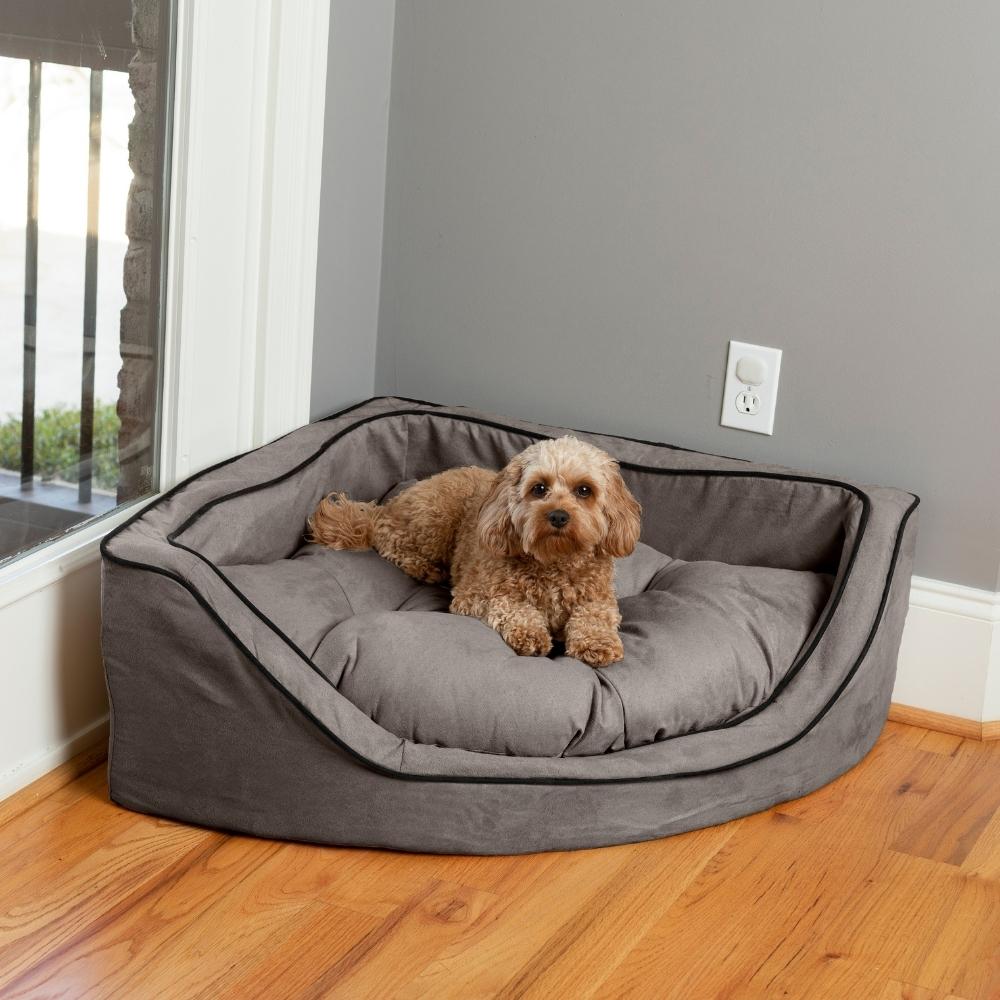 Corner Bed - Sm (22X22) - Antracite/Black