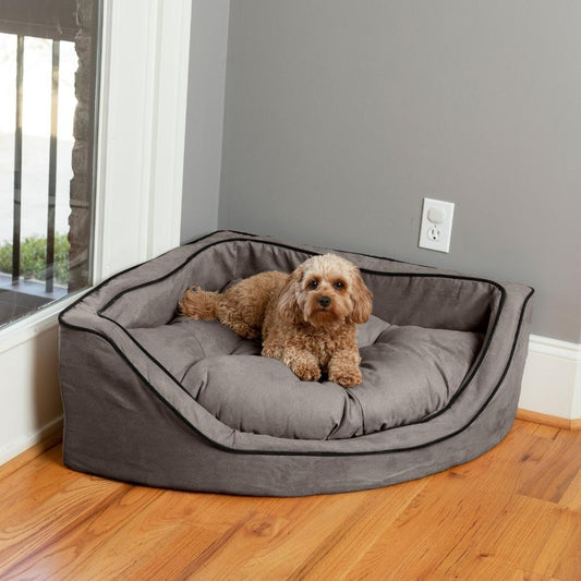 Corner Bed - Sm (22X22) - Antracite/Black