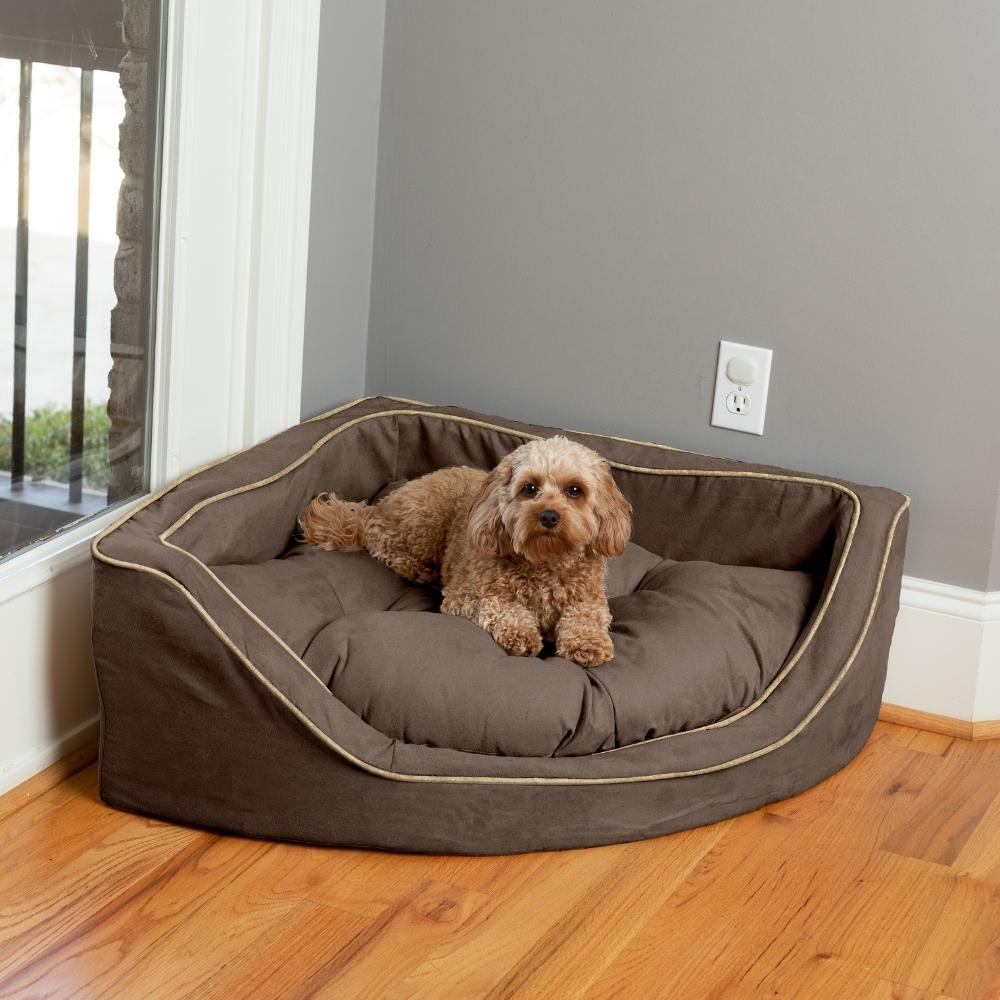 Corner Bed - Sm (22X22) - Hot Fudge/Cafe