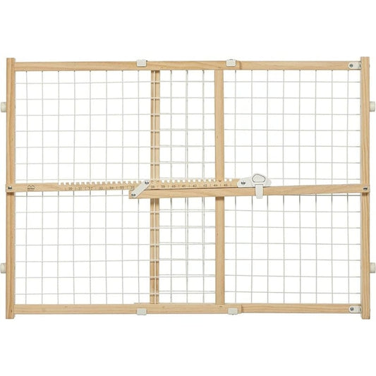 Midwest Wire Mesh Pet Safety Gate, 24 Inches Tall & Expands 27-41.5 Inches Wide