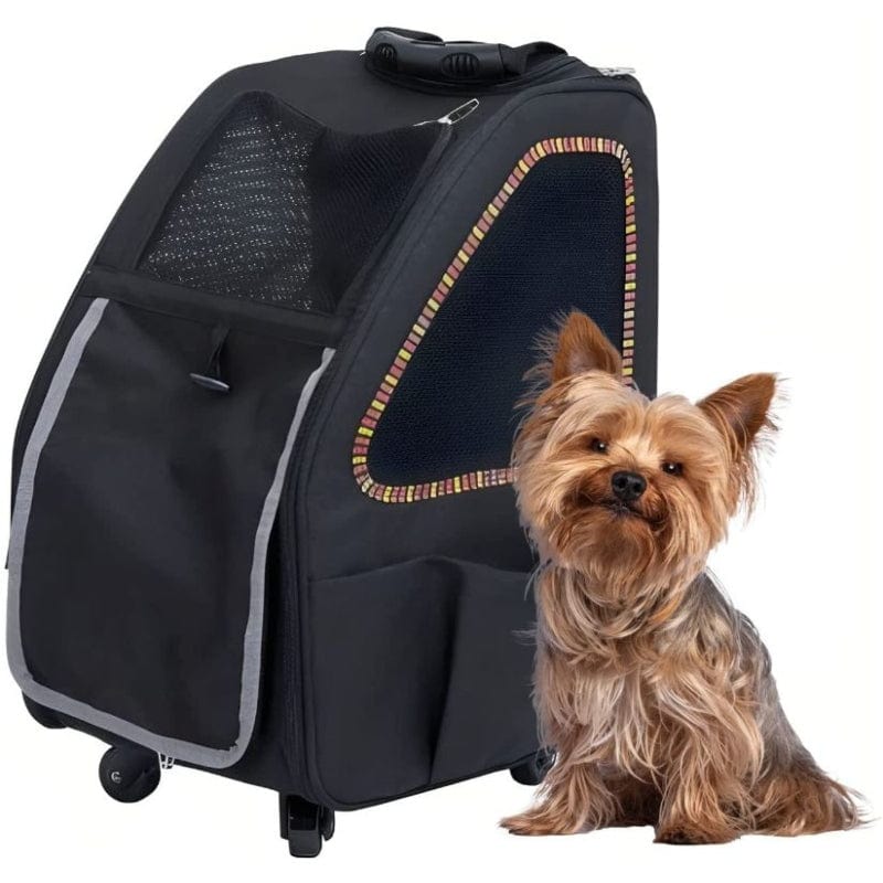 Petique 5-in-1 Pet Carrier for Dogs Cats and Small Animals Sunset Strip