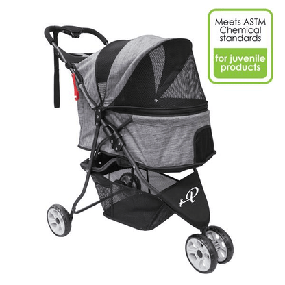 Petique Grey Glacier Pet Dog Stroller