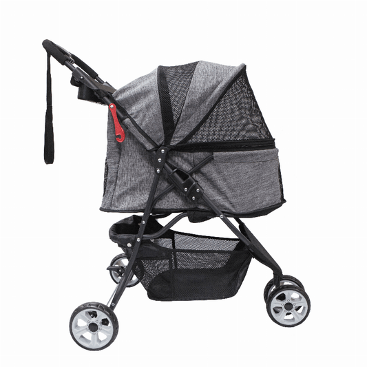 Petique Grey Glacier Pet Dog Stroller