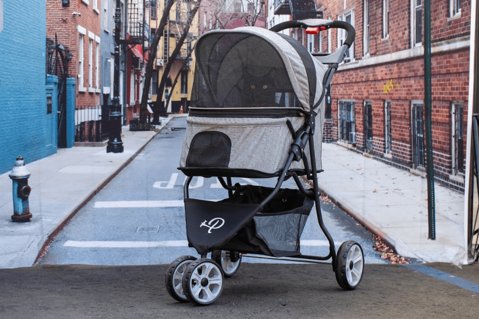 Petique Grey Glacier Pet Dog Stroller