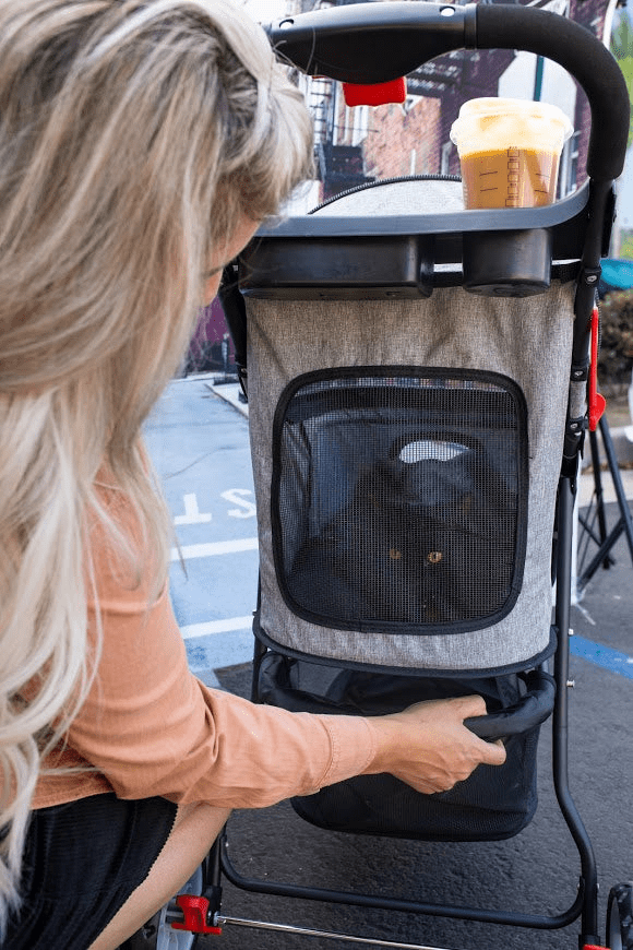 Petique Grey Glacier Pet Dog Stroller