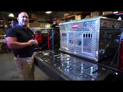 Owens Dog Box 55005 Hunter Series Double Compartment With Top Storage - 55005